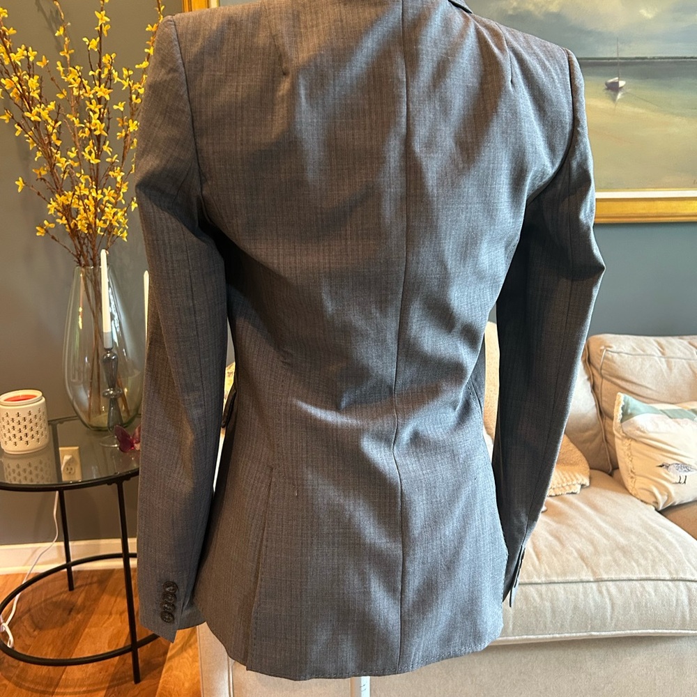 NWT~Banana Republic Light Gray Suit Jacket~Stretch Tall 2 - Picture 3 of 6